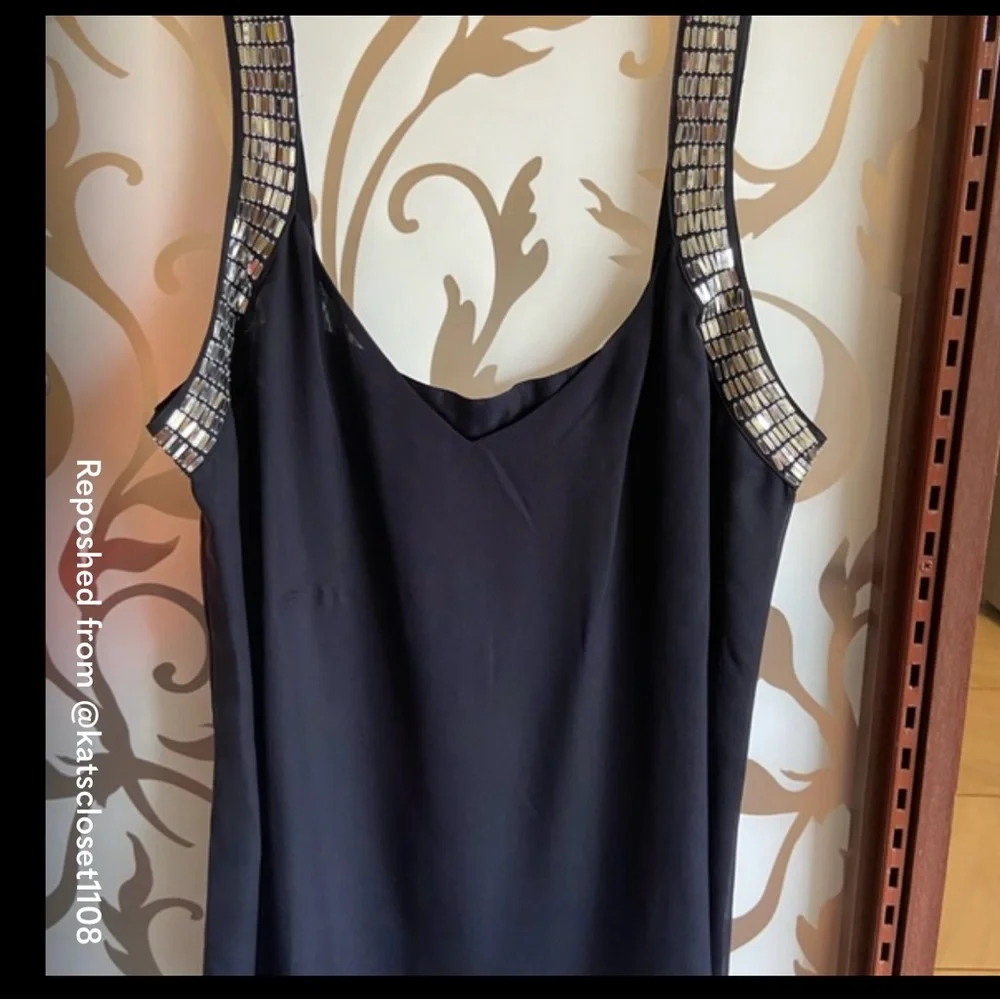 Tory Burch - Embellished Tank Top, Size 12
